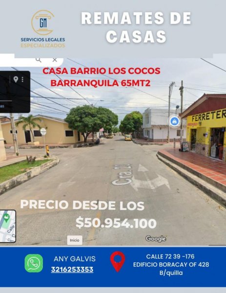 Casa en Venta en LOS COCOS Barranquilla, Atlántico