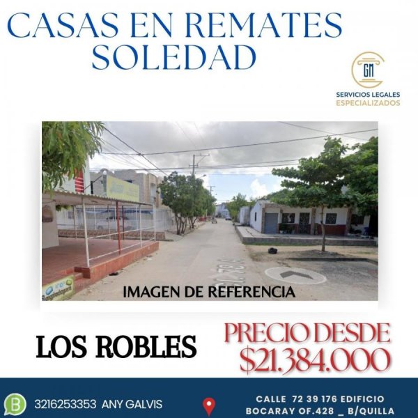 Casa en Venta en LOS ROBLES Soledad, Atlántico