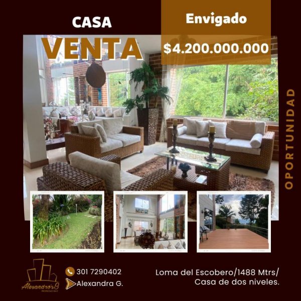 Casa en Venta en Loma del Escobero Envigado, Antioquia