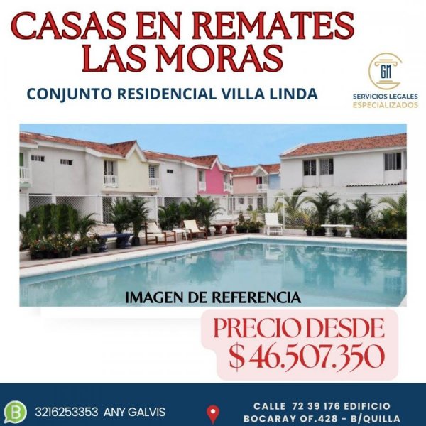 Casa en Venta en LAS MORAS Soledad, Atlántico