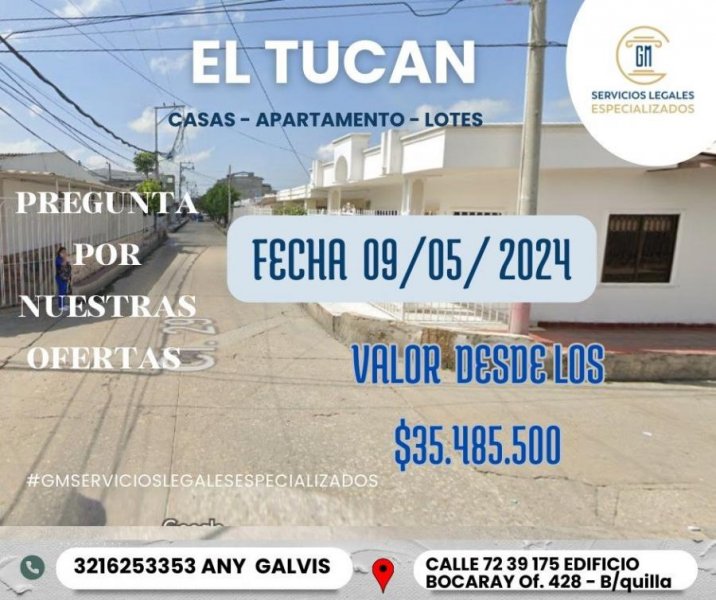 Casa en Venta en EL TUCAN Soledad, Atlántico