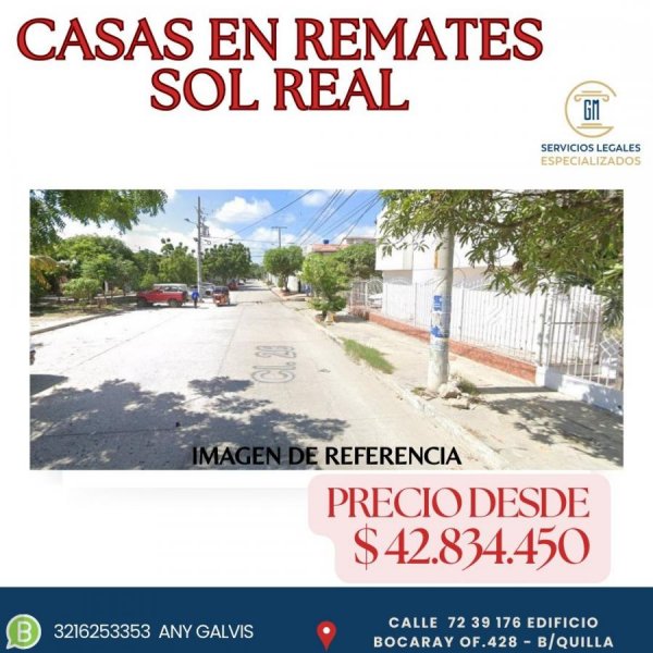 Casa en Venta en SOL REAL Soledad, Atlántico