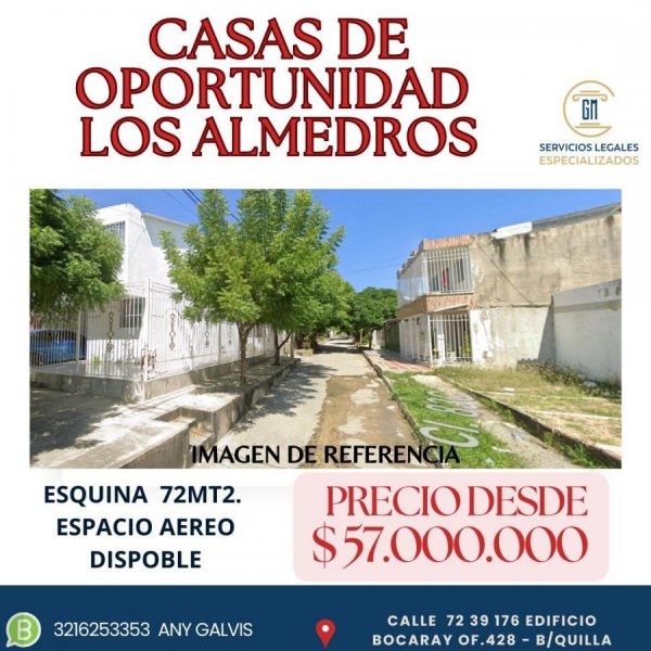 Casa en Venta en LOS ALMENDROS Soledad, Atlántico