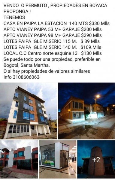 Casa en Venta en estacion paipa, Boyac