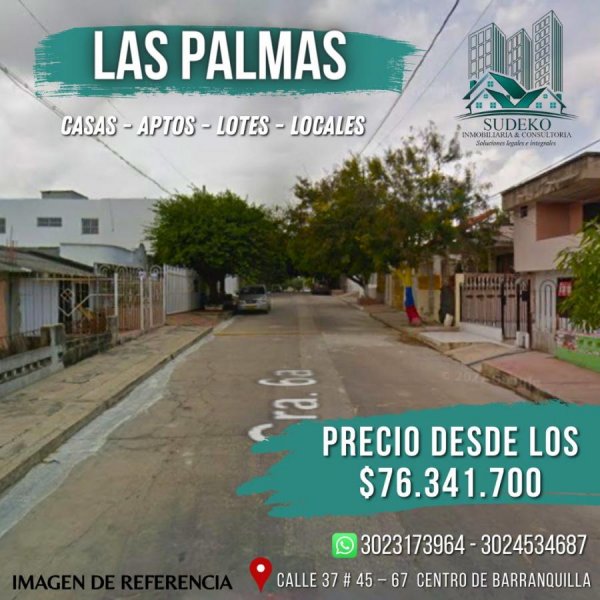 Casa en Venta en LAS PALMAS Barranquilla, Atlántico