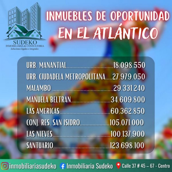 Casa en Venta en  Barranquilla, Atlántico