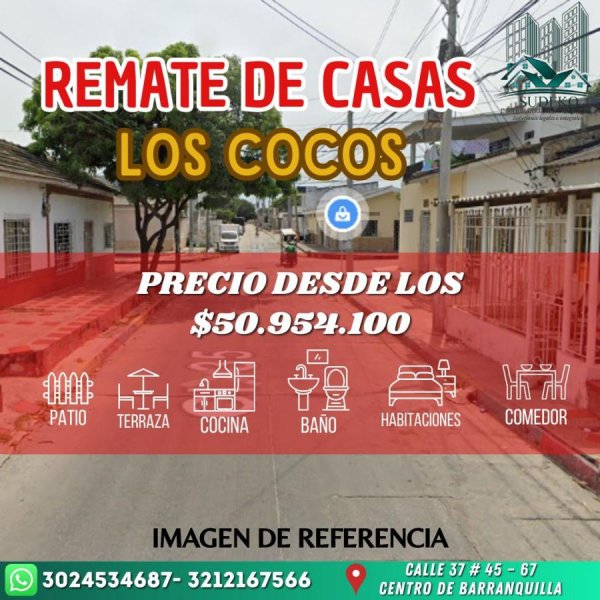 Casa en Venta en LOS COCOS Barranquilla, Atlántico